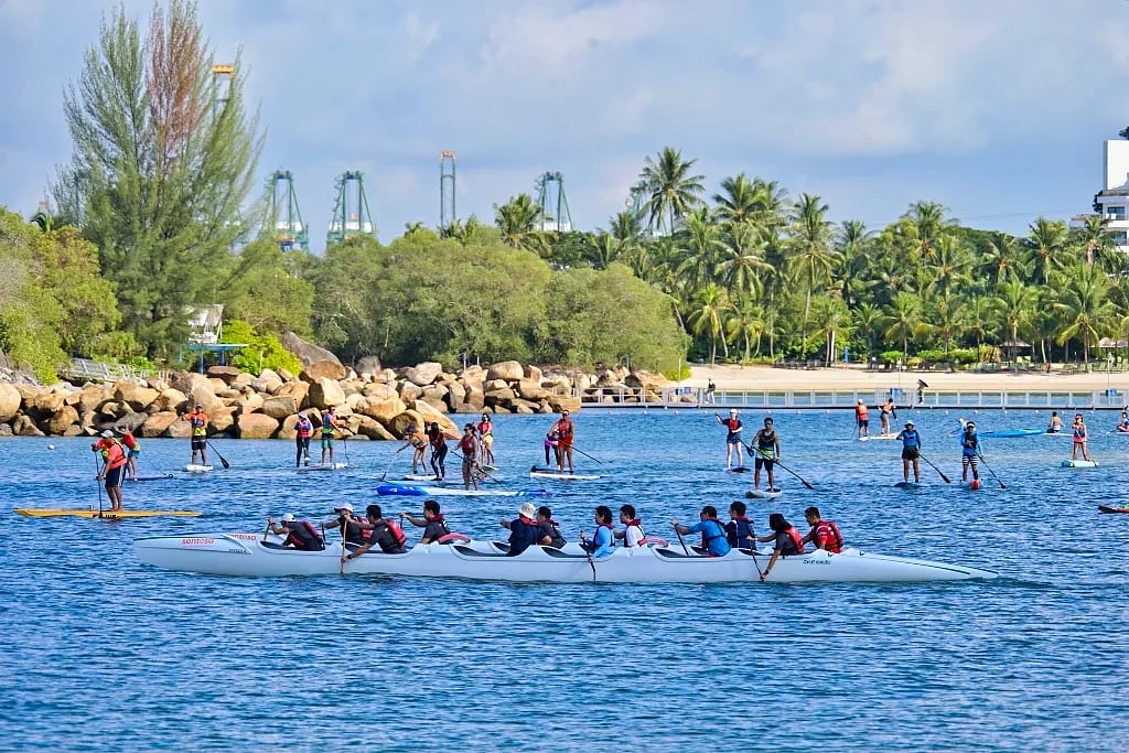 Siloso beach. Photo courtesy: Sentosa Development Corporation
